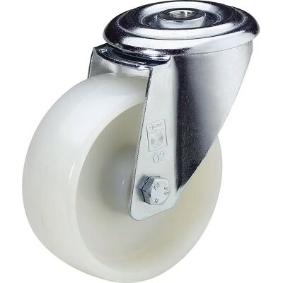 Wicke Polyamidrad - 125 x 38 mm - Drehbares Rollrad Wicke Polyamidrad - 125 x 38 mm - Drehbares Rollrad