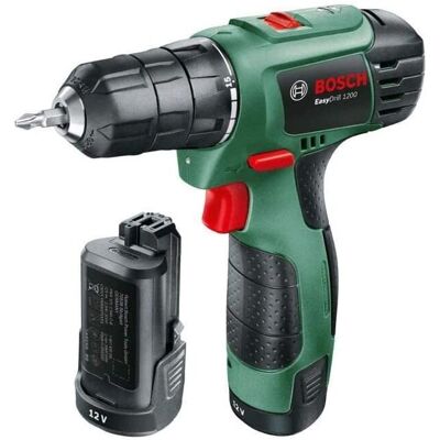 Kit Perceuse-Visseuse Bosch EasyDrill 1200 Sans Fil - Power Drill and Screwdriver Set - Publicité Kit Perceuse-Visseuse Bosch EasyDrill 1200 Sans Fil - Power Drill and Screwdriver Set - Publicité