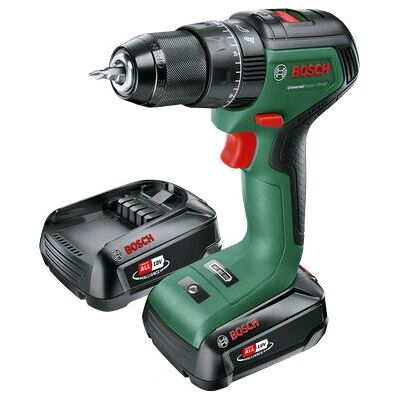 Taladro a batería Bosch 06039D7106 - Percutor, 18V, 2Ah, 60Nm Taladro a batería Bosch 06039D7106 - Percutor, 18V, 2Ah, 60Nm