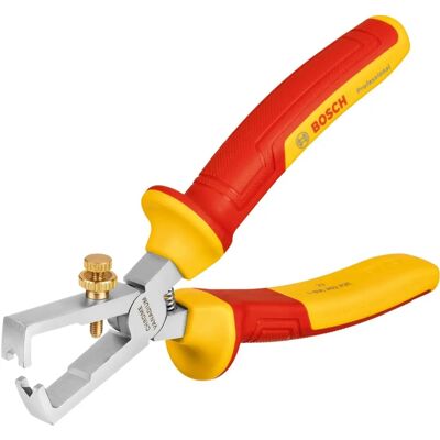Bosch VDE 160 Mm Isolierte Universal-Abisolierzange Bosch VDE 160 Mm Isolierte Universal-Abisolierzange