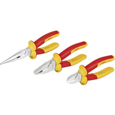 Set de Clești VDE Bosch Professional - Diagonale, Năsă Longă, Universale Set de Clești VDE Bosch Professional - Diagonale, Năsă Longă, Universale