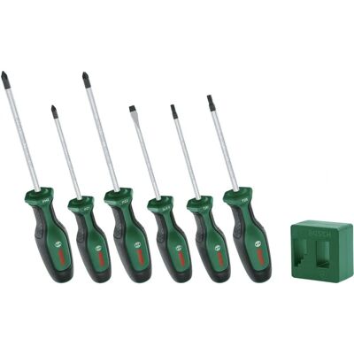 Juego de Destornilladores Bosch - Premium 6 piezas con Magnetizador Juego de Destornilladores Bosch - Premium 6 piezas con Magnetizador