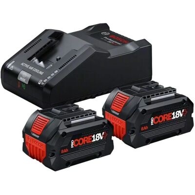 Bosch ProCORE18V+ 8.0Ah Batterij & Snellader - Elektrisch Gereedschap Batterijen Bosch ProCORE18V+ 8.0Ah Batterij & Snellader - Elektrisch Gereedschap Batterijen