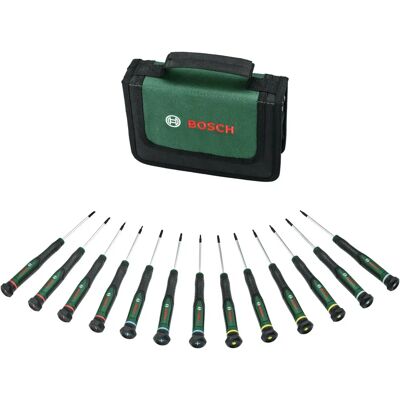 Juego de Destornilladores de Precisión Bosch - 13 Piezas Juego de Destornilladores de Precisión Bosch - 13 Piezas
