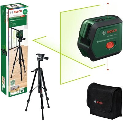 Bosch AdvancedLevel 2G Laser Nivellierer - Kreuzlinien, 15m Reichweite Bosch AdvancedLevel 2G Laser Nivellierer - Kreuzlinien, 15m Reichweite