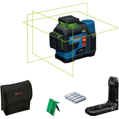 Nivel laser verde Bosch Professional GLL 12V-100-33 CG - 360° 3 linii IP65 Nivel laser verde Bosch Professional GLL 12V-100-33 CG - 360° 3 linii IP65