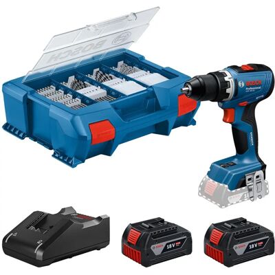 Bosch Professional GSR 18V-65 Akku-Bohrschrauber - 2 Akkus Bosch Professional GSR 18V-65 Akku-Bohrschrauber - 2 Akkus