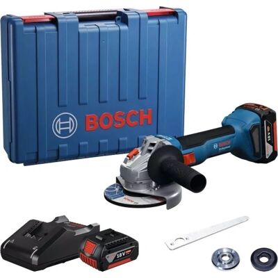 Bosch GWS 18V-8 Șlefuitoare unghiular - 125mm, 2 Baterii, Încărcător Bosch GWS 18V-8 Șlefuitoare unghiular - 125mm, 2 Baterii, Încărcător