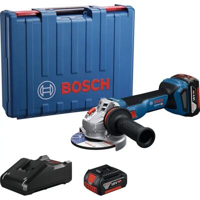 Bosch GWS 18V-8 Kątowa szlifierka - 125mm, 2 baterie, ładowarka Bosch GWS 18V-8 Kątowa szlifierka - 125mm, 2 baterie, ładowarka