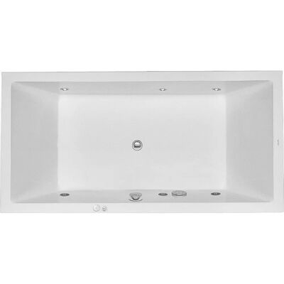 Duravit Starck Bañera de hidromasaje 1800x900mm - Rectangular, dos pendientes traseros Duravit Starck Bañera de hidromasaje 1800x900mm - Rectangular, dos pendientes traseros