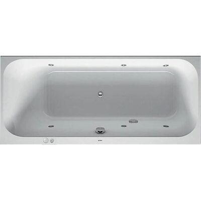 Baño de hidromasaje rectangular blanco Duravit con sistema de aire - 1700x750mm Baño de hidromasaje rectangular blanco Duravit con sistema de aire - 1700x750mm