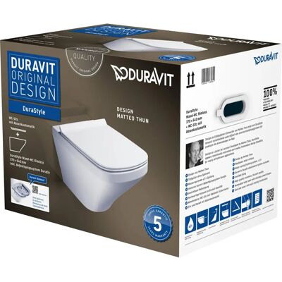 Duravit DuraStyle wandhäng WC - Rimless - Toilet Duravit DuraStyle wandhäng WC - Rimless - Toilet