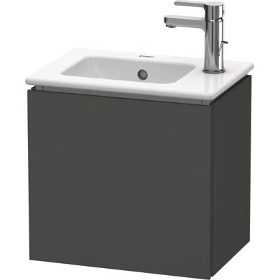 Duravit L-Cube Wandhängender Waschtischunterschrank - 1 Tür, Graphit Matt Duravit L-Cube Wandhängender Waschtischunterschrank - 1 Tür, Graphit Matt