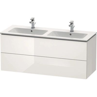 Duravit Wandhängender Waschtischunterbau - Doppel-Schubladen, Weiß Hochglanz - Badezimmermöbel Duravit Wandhängender Waschtischunterbau - Doppel-Schubladen, Weiß Hochglanz - Badezimmermöbel