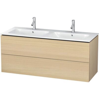 Duravit L-Cube Wandregal - 2 Schubladen - Mediterrane Eiche - Badmöbel Duravit L-Cube Wandregal - 2 Schubladen - Mediterrane Eiche - Badmöbel