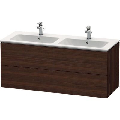 Duravit L-Cube Wandhängendes Badezimmermöbel - Nussbaum gebürstet - 4 Schubladen Duravit L-Cube Wandhängendes Badezimmermöbel - Nussbaum gebürstet - 4 Schubladen
