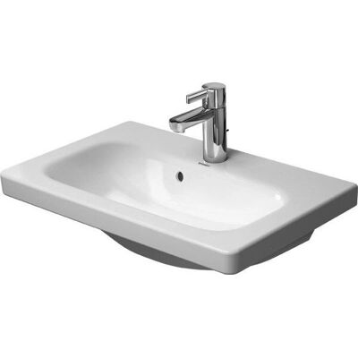 Duravit DuraStyle Kompakt Vask - 635mm, hvid, med Wondergliss Duravit DuraStyle Kompakt Vask - 635mm, hvid, med Wondergliss