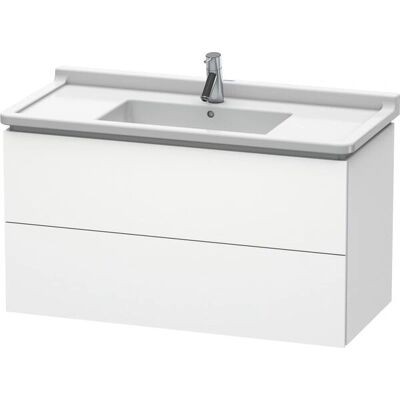Duravit L-Cube Wandhängender Waschtischunterschrank - 2 Schubkästen, 1020mm, Weiß Matt Duravit L-Cube Wandhängender Waschtischunterschrank - 2 Schubkästen, 1020mm, Weiß Matt