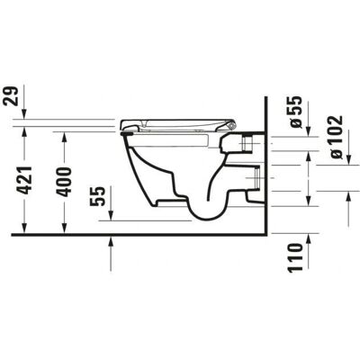 Duravit Darling New WC-Sitz - Modell 002101 - Weiß - Ohne Absenkautomatik Duravit Darling New WC-Sitz - Modell 002101 - Weiß - Ohne Absenkautomatik