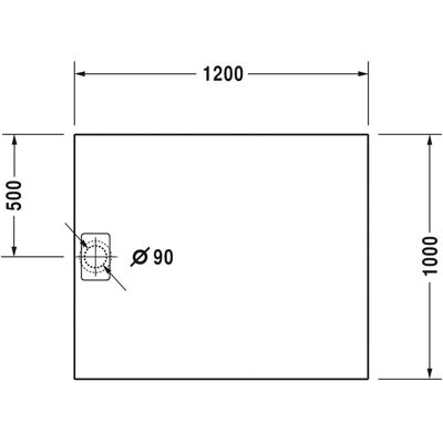 Duravit Weiß Rechteck DuraSolid Q Duschwanne - Duschwanne Duravit Weiß Rechteck DuraSolid Q Duschwanne - Duschwanne