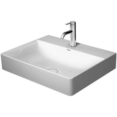Lavoar DuraSquare de la DURAVIT - 60x47cm, Alb - Montaj pe perete Lavoar DuraSquare de la DURAVIT - 60x47cm, Alb - Montaj pe perete