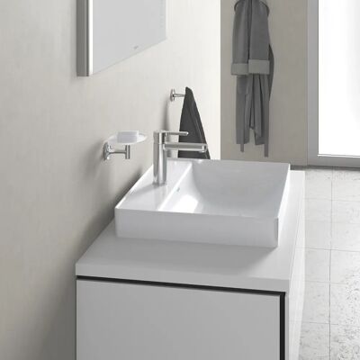 Duravit DuraSquare Aufsatzbecken Weiß, 60x47cm, Wandmontage Duravit DuraSquare Aufsatzbecken Weiß, 60x47cm, Wandmontage