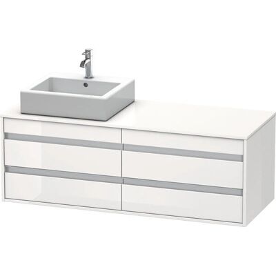 Duravit Ketho Dulap de baie montat pe perete - 4 sertare, 1400mm, stânga, lucios Duravit Ketho Dulap de baie montat pe perete - 4 sertare, 1400mm, stânga, lucios