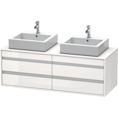 Duravit Ketho Dulap de baie - 4 sertare Alb Lucios Duravit Ketho Dulap de baie - 4 sertare Alb Lucios