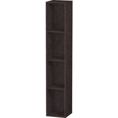 Duravit L-Cube Wandregal - Eiche Dunkel - 4 Böden Duravit L-Cube Wandregal - Eiche Dunkel - 4 Böden