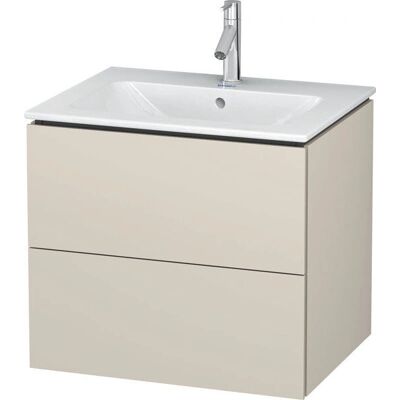 Duravit L-Cube Wandhängender Waschtisch mit 2 Schubkästen - 620mm Duravit L-Cube Wandhängender Waschtisch mit 2 Schubkästen - 620mm
