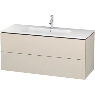 Duravit L-Cube Wandhängender Waschtischunterbau - Taupe Duravit L-Cube Wandhängender Waschtischunterbau - Taupe