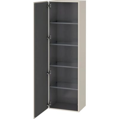 Duravit L-Cube Hochschrank Taupe Matt - 1 Tür - 500mm breit Duravit L-Cube Hochschrank Taupe Matt - 1 Tür - 500mm breit