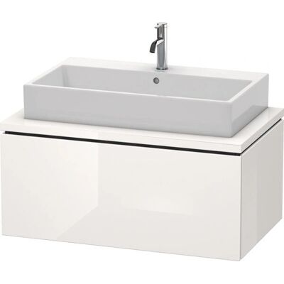 Duravit L-Cube Wandhängender Waschtisch-Unterschrank, Weiß Hochglanz, 92x54,7cm Duravit L-Cube Wandhängender Waschtisch-Unterschrank, Weiß Hochglanz, 92x54,7cm