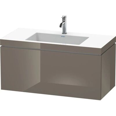 Mobile lavabo Duravit L-Cube a parete - Grigio Flannel Lucido Mobile lavabo Duravit L-Cube a parete - Grigio Flannel Lucido