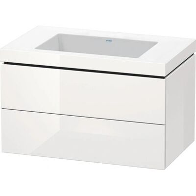 Duravit L-Cube Möbelwaschtisch 80x48cm wandhängend - Weiß Hochglanz Duravit L-Cube Möbelwaschtisch 80x48cm wandhängend - Weiß Hochglanz
