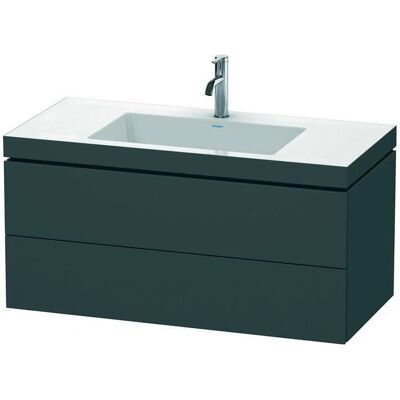 Duravit L-Cube Wandwaschtisch-Set - Graphit Matt - 100x48 cm Duravit L-Cube Wandwaschtisch-Set - Graphit Matt - 100x48 cm