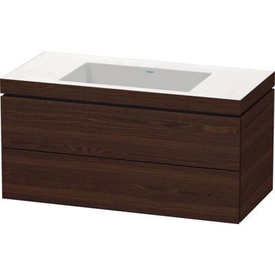 Duravit Nussbaum Wandhängender Waschtisch LC6928N6969 - Badmöbel Duravit Nussbaum Wandhängender Waschtisch LC6928N6969 - Badmöbel