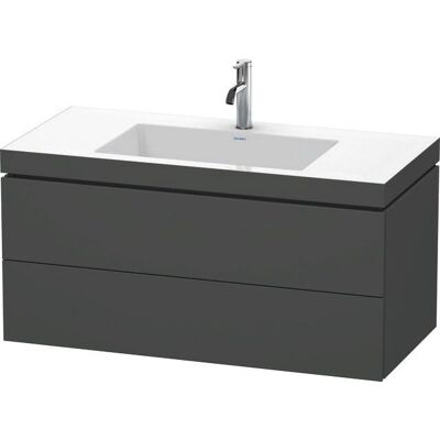 Duravit L-Cube Wandhängender Waschtisch - Graphit Matt Duravit L-Cube Wandhängender Waschtisch - Graphit Matt
