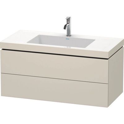 Duravit Wandwaschtisch L-Cube - Taupe - 2 Schubladen Duravit Wandwaschtisch L-Cube - Taupe - 2 Schubladen