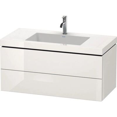 Duravit L-Cube Wandhängendes Badmöbel-Set - Weiß Hochglanz Duravit L-Cube Wandhängendes Badmöbel-Set - Weiß Hochglanz