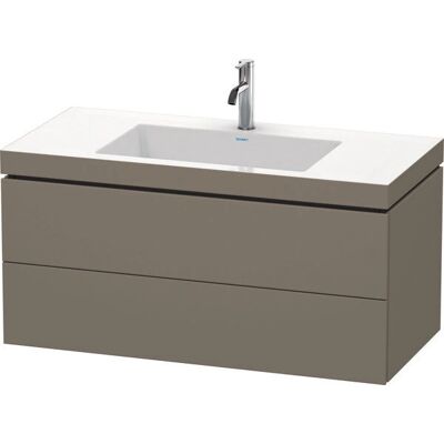 Duravit L-Cube Möbelwaschtisch - Grau Seamless - Badmöbelset Duravit L-Cube Möbelwaschtisch - Grau Seamless - Badmöbelset
