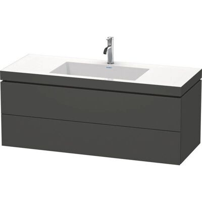 Duravit L-Cube Wandhängender Möbelwaschtisch - Graphit Matt Duravit L-Cube Wandhängender Möbelwaschtisch - Graphit Matt