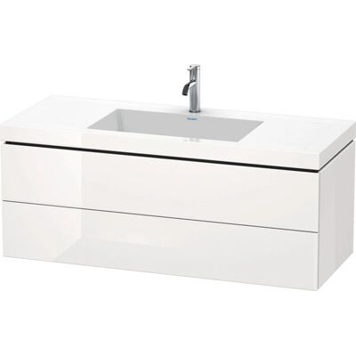 Duravit L-Cube Wandhängender Waschtisch - Weiß Hochglanz Duravit L-Cube Wandhängender Waschtisch - Weiß Hochglanz