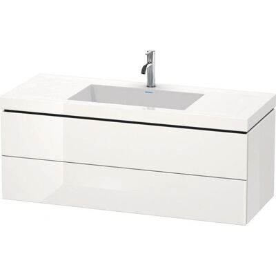 Duravit L-Cube Wandhängende Möbelwaschtisch - Hochglanz Weiß 120x48cm Duravit L-Cube Wandhängende Möbelwaschtisch - Hochglanz Weiß 120x48cm