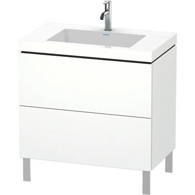 Duravit L-Cube Möbelset Weiß Matt, 80x48 cm, 2 Schubladen - Badezimmermöbel Duravit L-Cube Möbelset Weiß Matt, 80x48 cm, 2 Schubladen - Badezimmermöbel