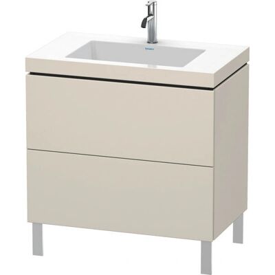 Duravit L-Cube Möbelwaschtisch - Taupe - 2 Auszüge - Made in Germany Duravit L-Cube Möbelwaschtisch - Taupe - 2 Auszüge - Made in Germany