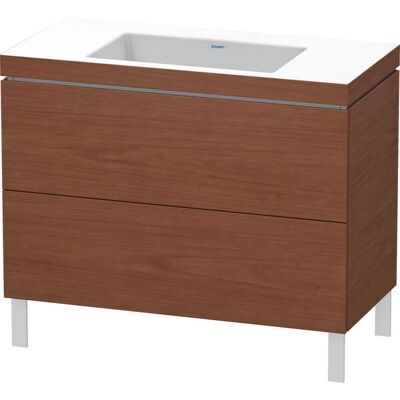 Duravit L-Cube Möbelwaschtisch - Amerikanischer Nussbaum Duravit L-Cube Möbelwaschtisch - Amerikanischer Nussbaum