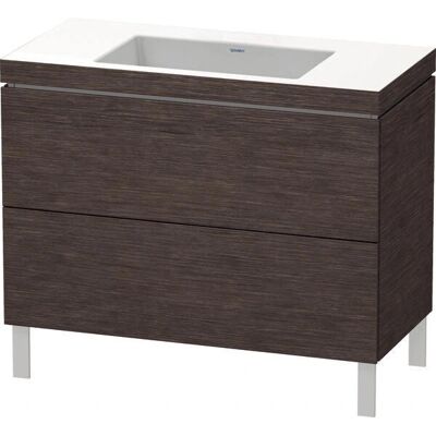 Duravit L-Cube Möbelwaschtisch c-bonded mit Unterbau bodenstehend, 100x48 cm, 2 Auszüge, ohne Überlauf - Waschtisch Duravit L-Cube Möbelwaschtisch c-bonded mit Unterbau bodenstehend, 100x48 cm, 2 Auszüge, ohne Überlauf - Waschtisch