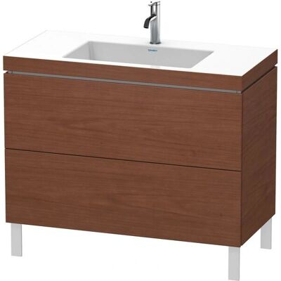 Duravit L-Cube Möbelwaschtisch c-bonded - Amerikanischer Nussbaum - 100x48 cm - Set Duravit L-Cube Möbelwaschtisch c-bonded - Amerikanischer Nussbaum - 100x48 cm - Set