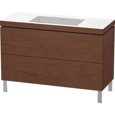 Duravit L-Cube Möbelwaschtisch - Amerikanischer Nussbaum - Modell LC6939N1313 Duravit L-Cube Möbelwaschtisch - Amerikanischer Nussbaum - Modell LC6939N1313